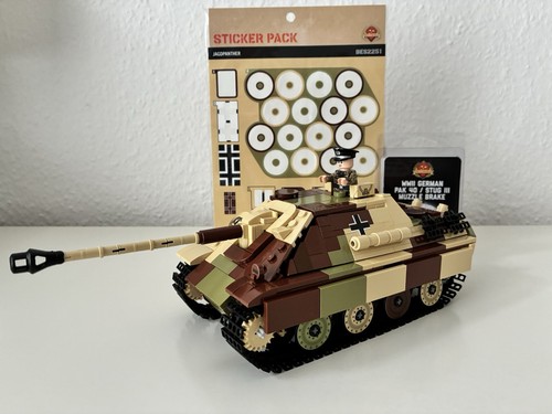 Brickmania jagdpanther tank - jagdpanther,