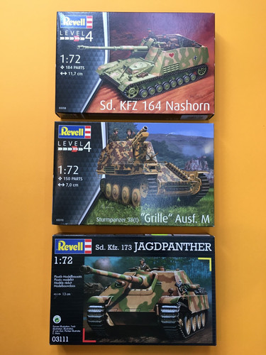 Revell panzer konvolut - revell, 3