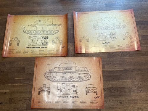 3er set infoposter - set,